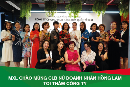 MXL chào mừng CLB Nữ Doanh nhân Hồng Lam đến thăm Công ty